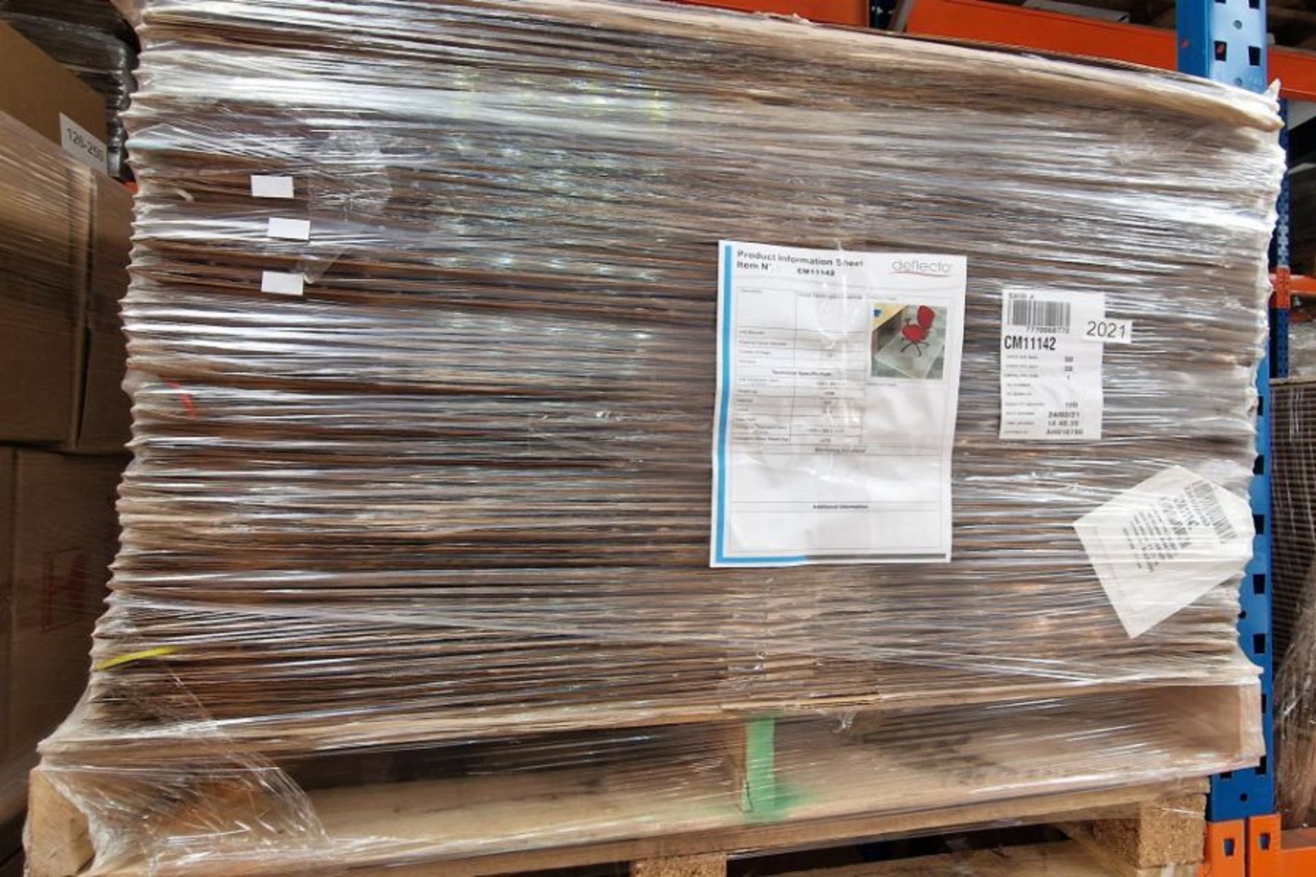 A pallet containing as new rectangular carpet chair mats (CM11142) - Image 3 of 6