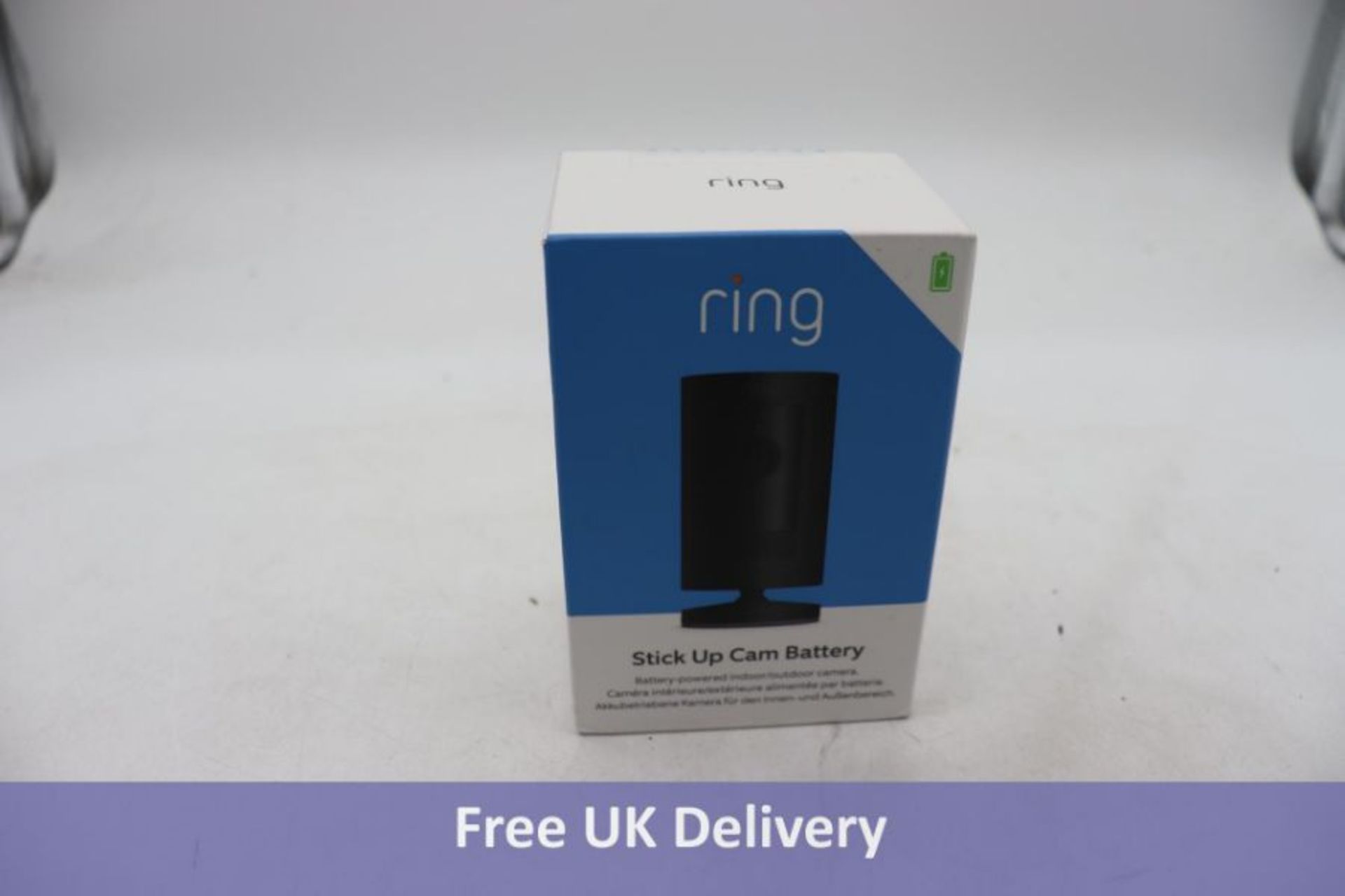 Ring Stick-Up Cam, Battery, Full HD, 1080p, Black