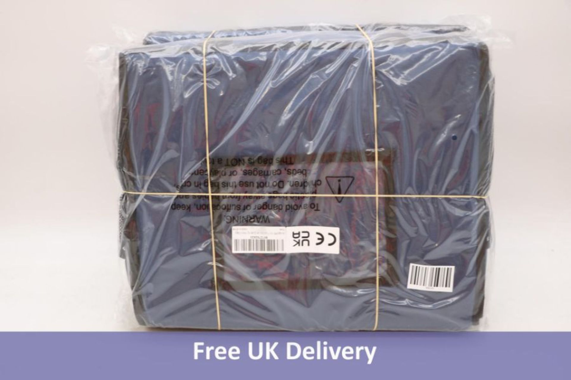 Six Aviiator Hot Food Delivery Bag With Divider Thermal, Dark Blue, 40x40x35cm - Image 3 of 3