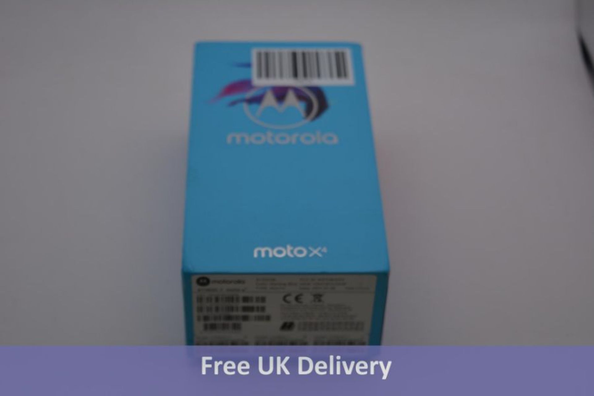 Motorola Moto X4 Android Mobile Phone, XT1900-7, 3GB RAM, 32GB Storage, Sterling Blue. Used, boxed w