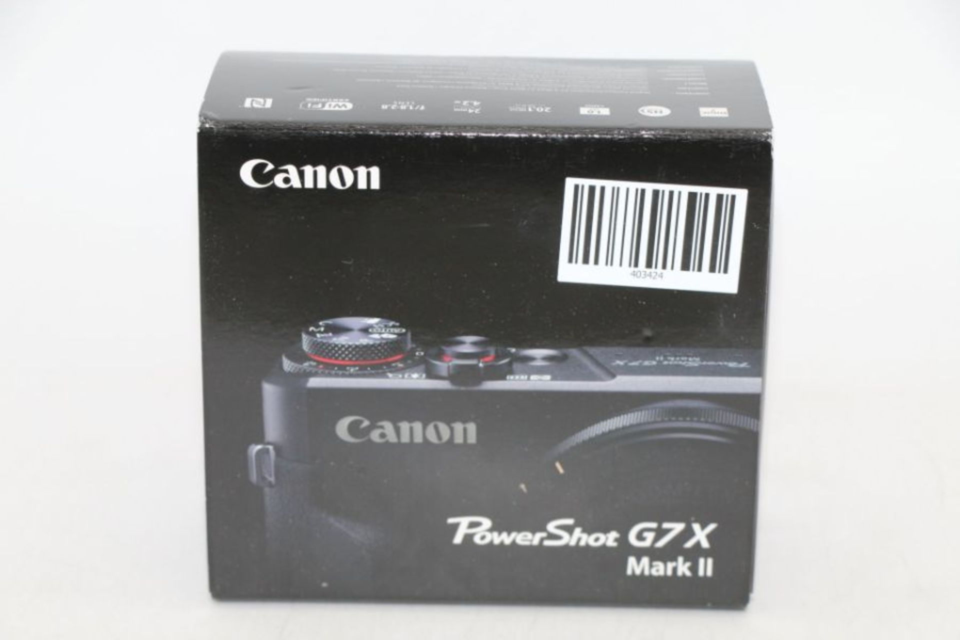 Canon PowerShot G7X Mark II Digital Camera, 20.9 MP, 4.2x Optical Zoom, Black, Full HD Video, Flip s - Image 2 of 2