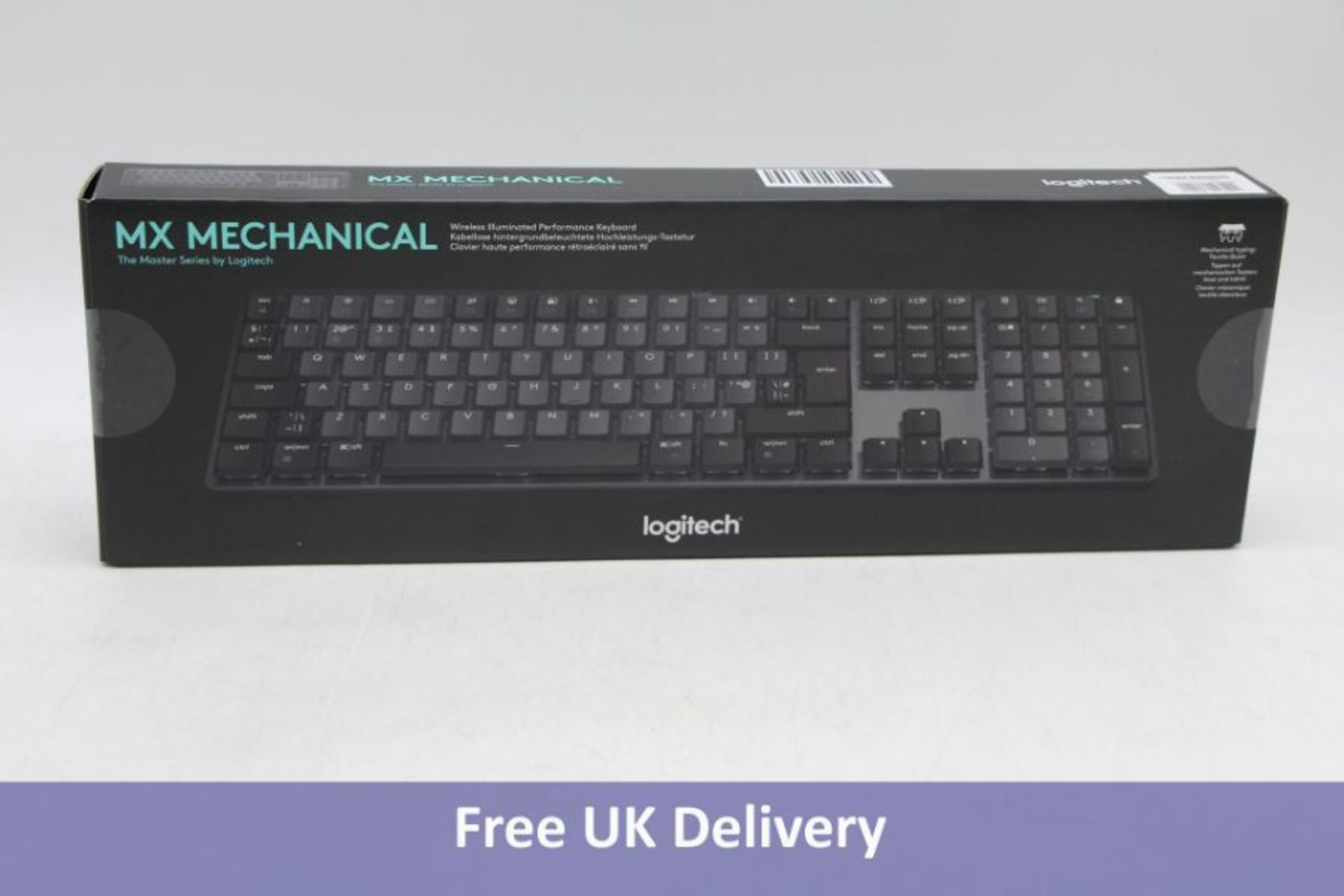 Logitech MX Mechanical Wireless Keyboard, Graphite