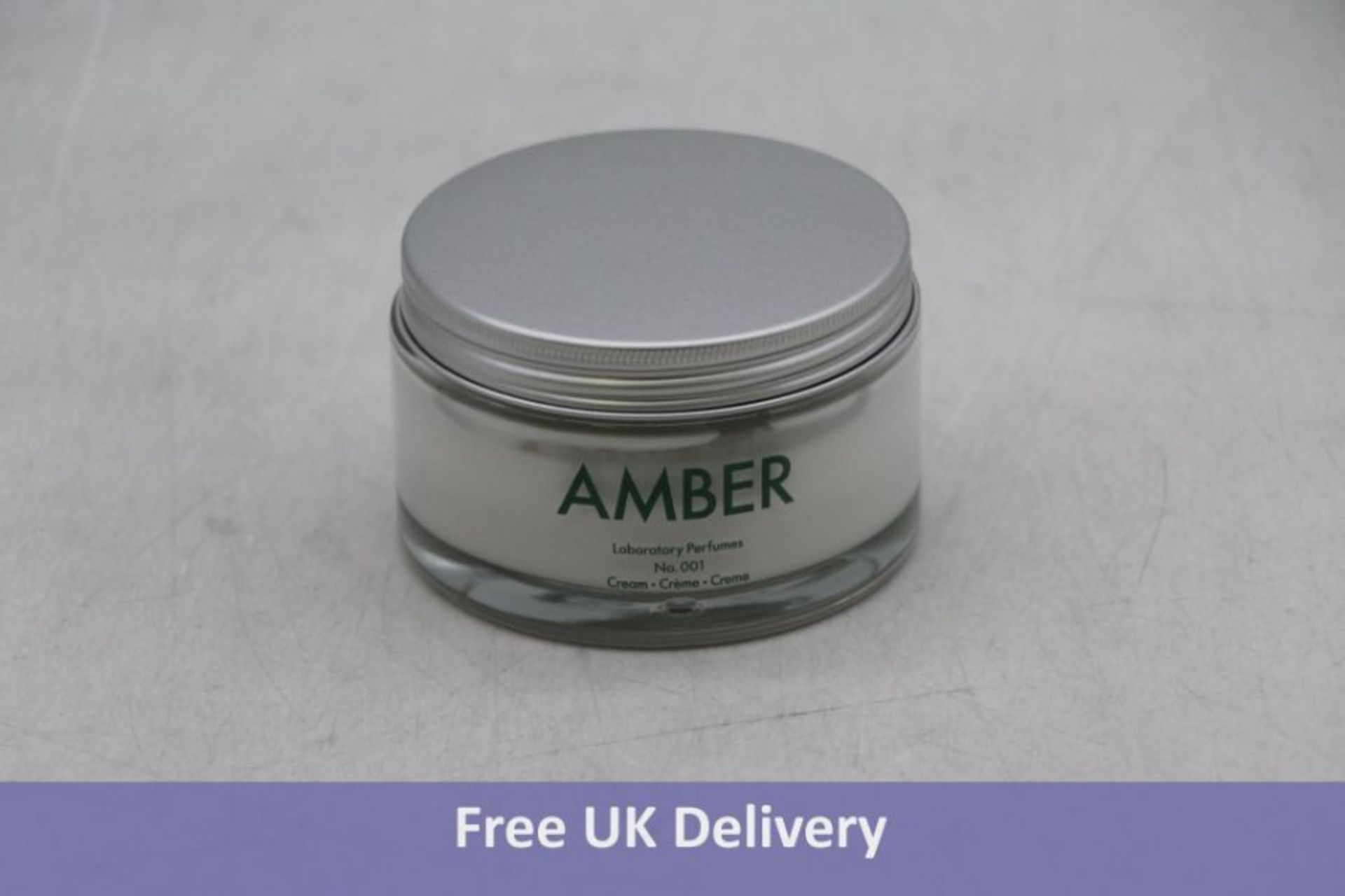 Six Amber Laboratory Perfumes No 001 Cream, White, 200ml