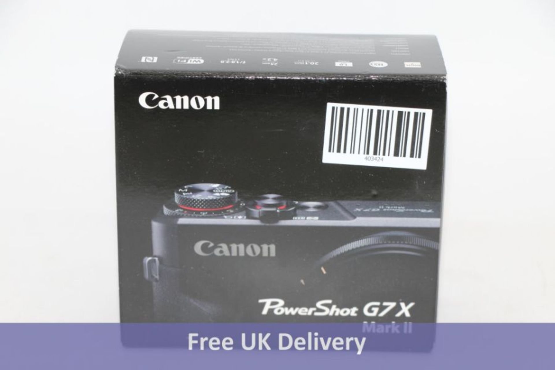 Canon PowerShot G7X Mark II Digital Camera, 20.9 MP, 4.2x Optical Zoom, Black, Full HD Video, Flip s