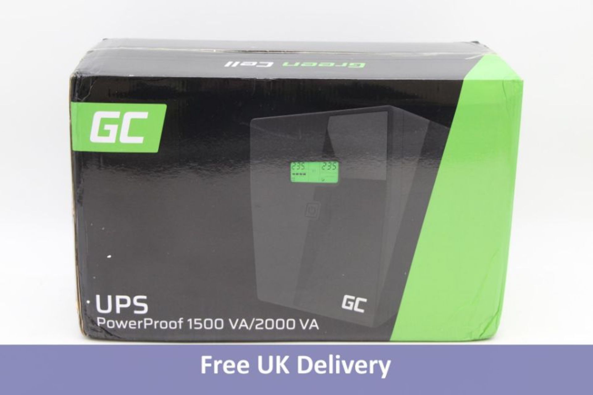Green Cell UPS Power Proof 1500 VA/2000Va, Black