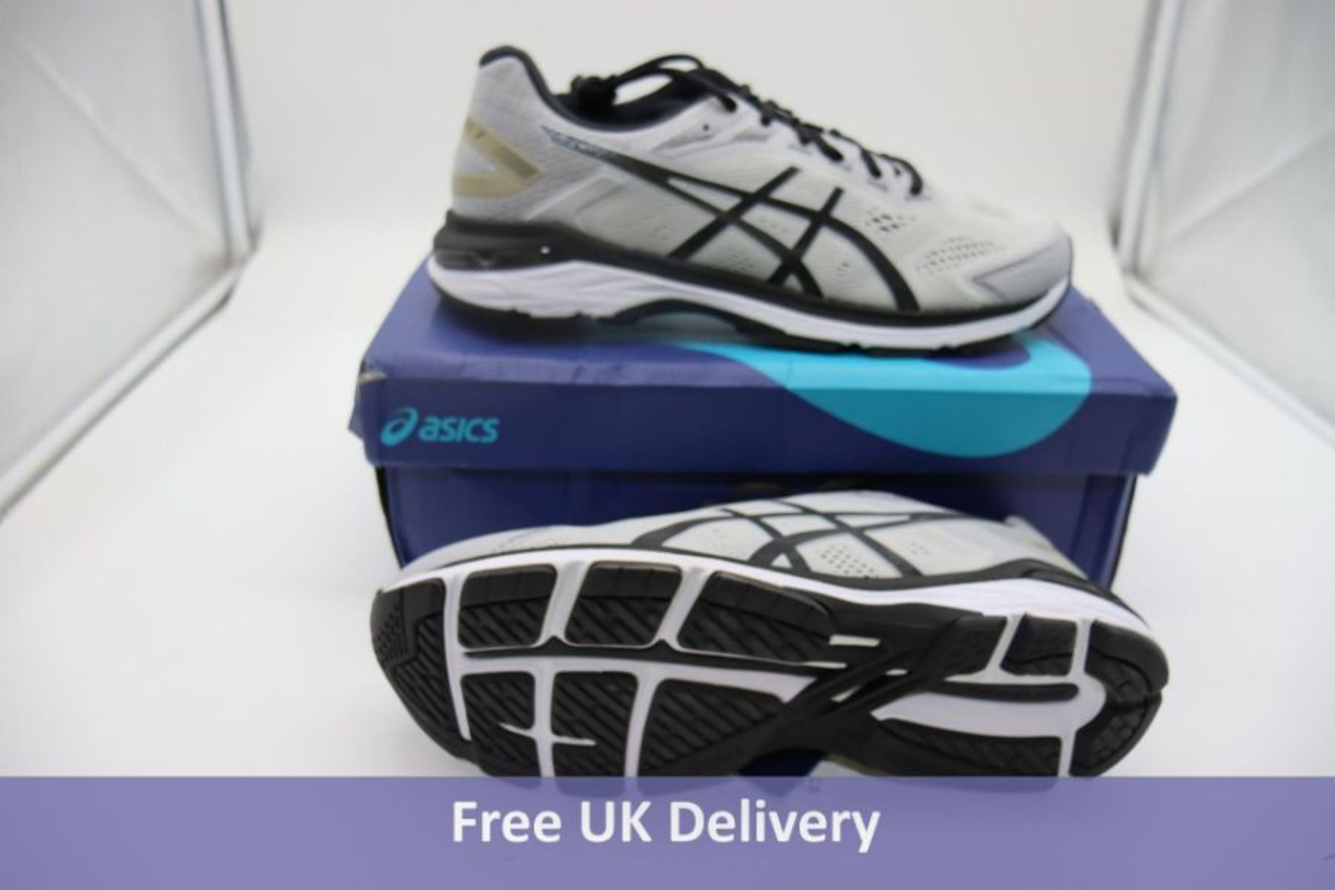 Asics Men's GT-2000 7 Trainers, Mid Grey And Black, UK 10