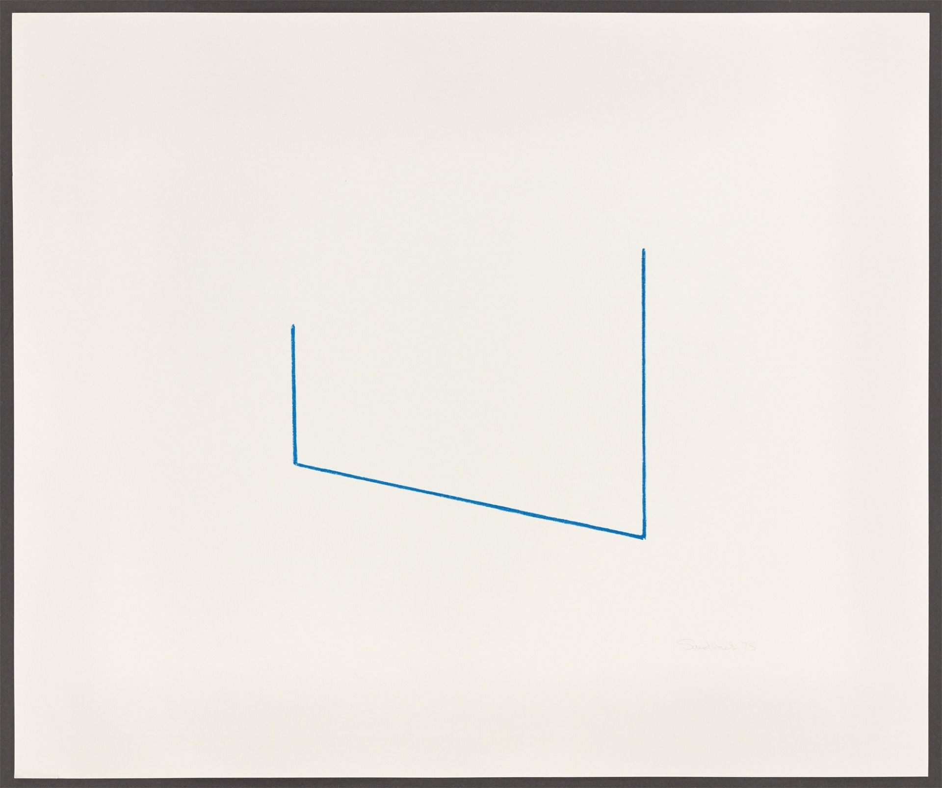 Fred Sandback. Ohne Titel. 1975 - Bild 3 aus 14