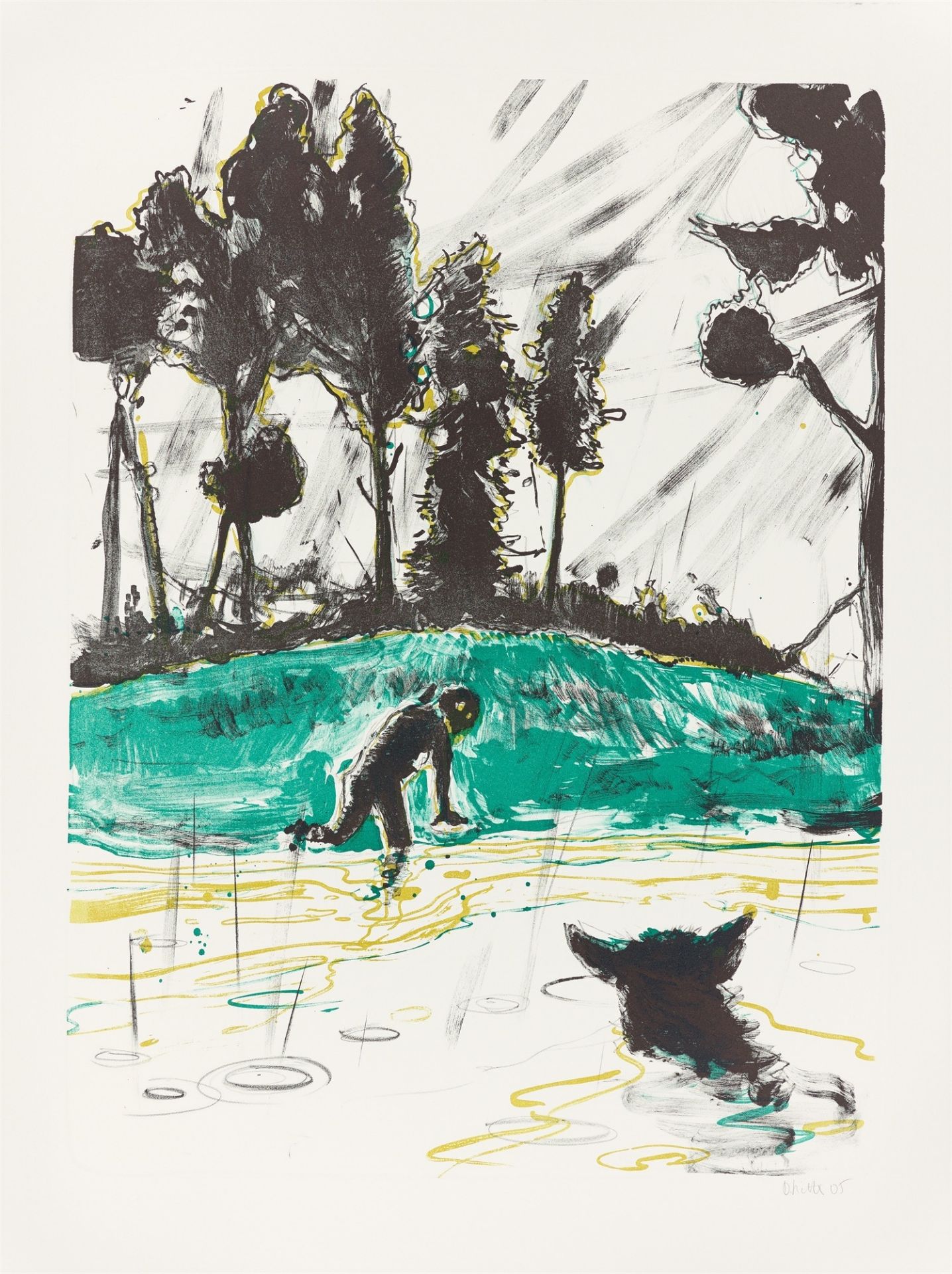 Daniel Richter. „Waldhunde“ / „Hundewasser“. 2006