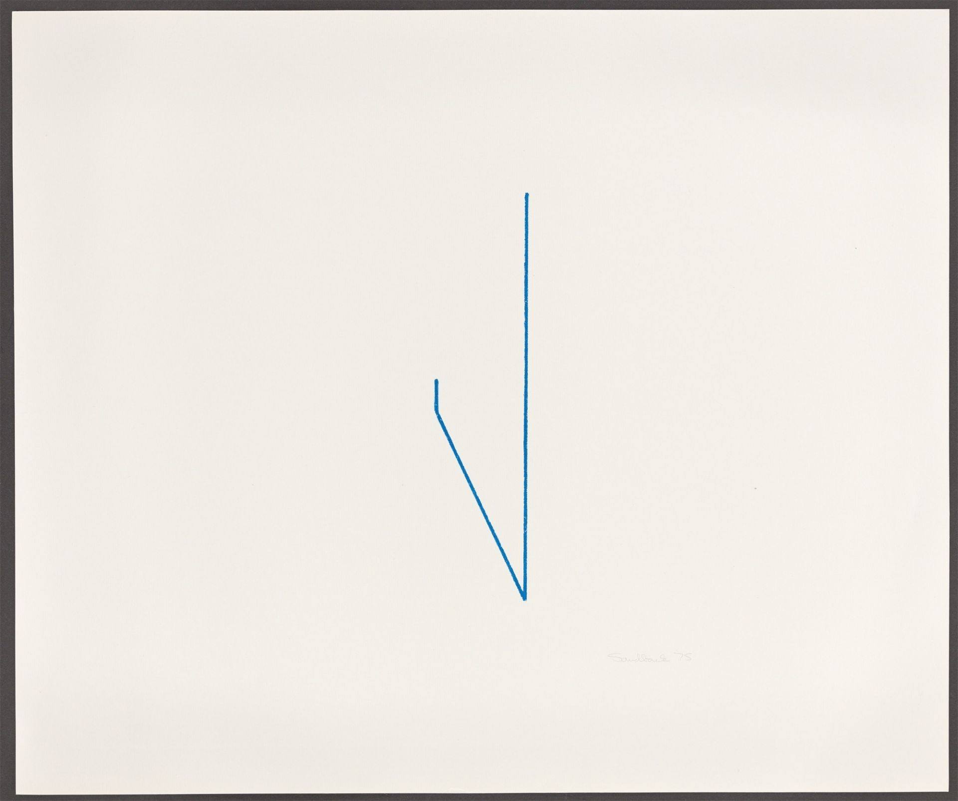 Fred Sandback. Ohne Titel. 1975 - Bild 12 aus 14