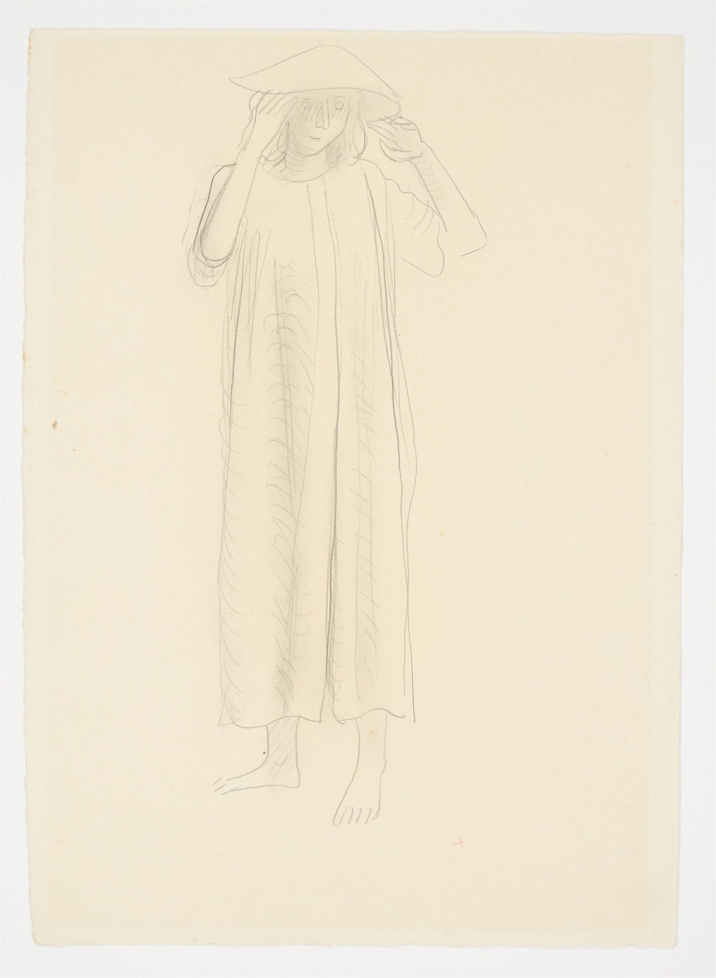 Gerhard Marcks. Junge Frau mit Hut / Stehende in langem Gewand. Um 1946 - Bild 2 aus 7