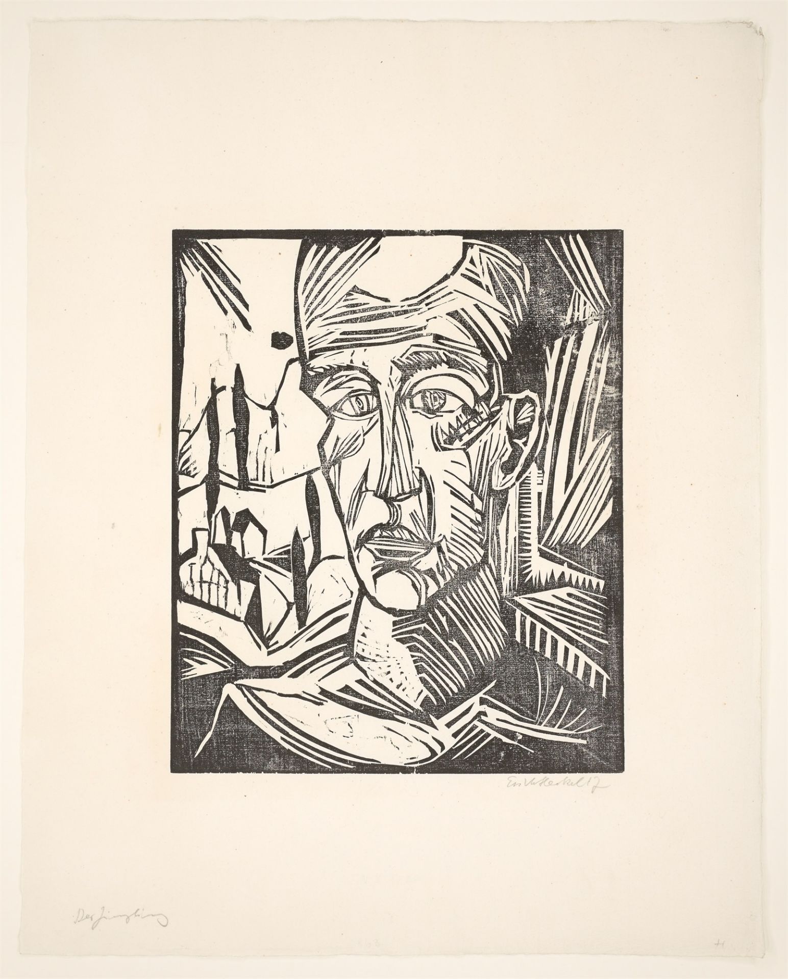 Erich Heckel. „Der Jüngling“. 1917 - Bild 2 aus 3