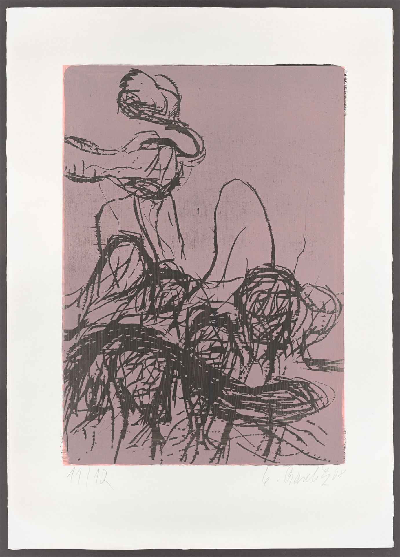 Georg Baselitz. Ohne Titel. 2008 - Bild 2 aus 3