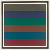 Sol LeWitt. ”Horizontal Bands, Colors Superimposed”. 1988