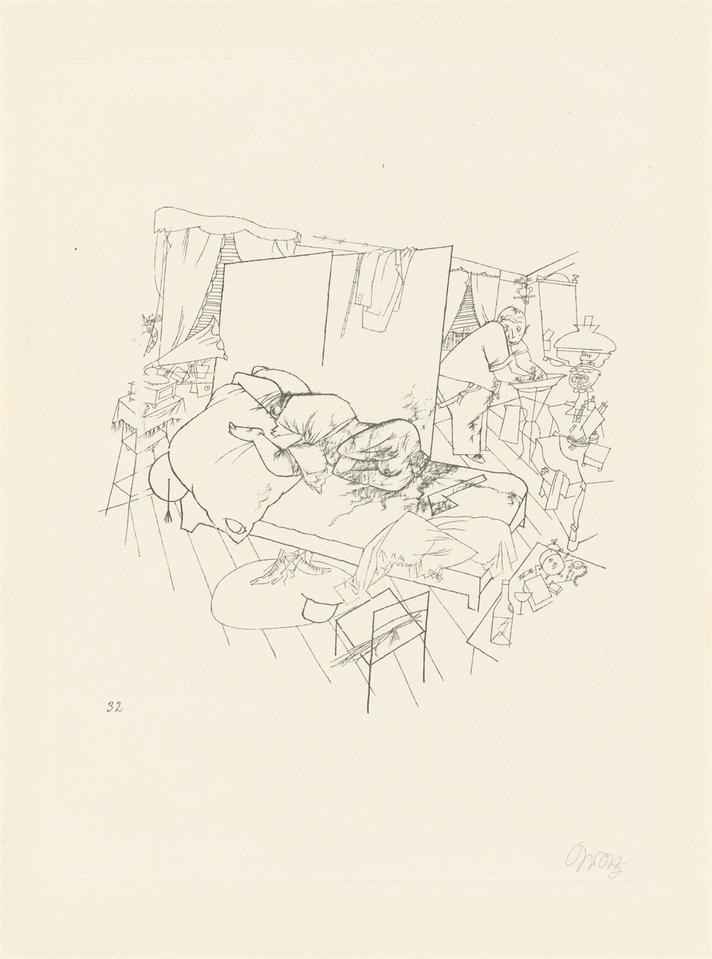 George Grosz. „Lustmord in der Ackerstrasse“. 1916/17