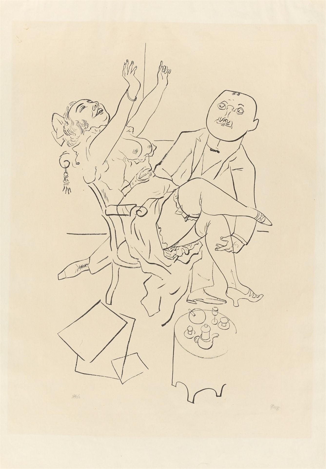 George Grosz. „An der Grenze“. 1923