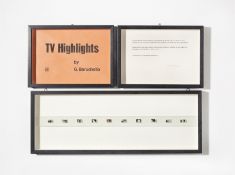 Gianfranco Baruchello. „TV Highlights“. 1969