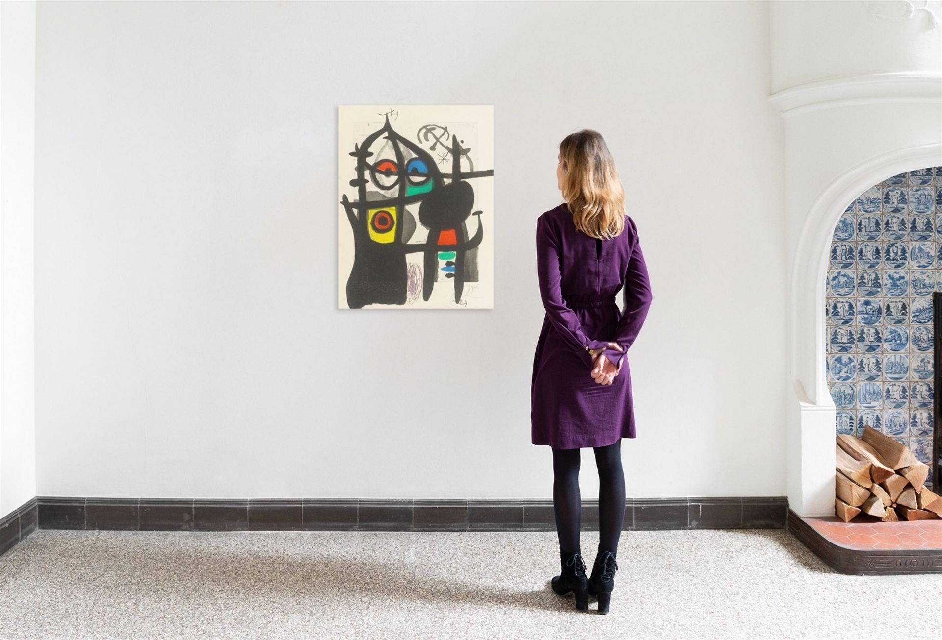 Joan Miró. „La captive“. 1969 - Bild 3 aus 3