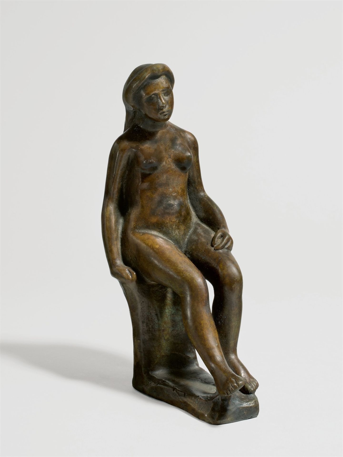 Aristide Maillol. Femme assise aux cheveux longs. Um 1903