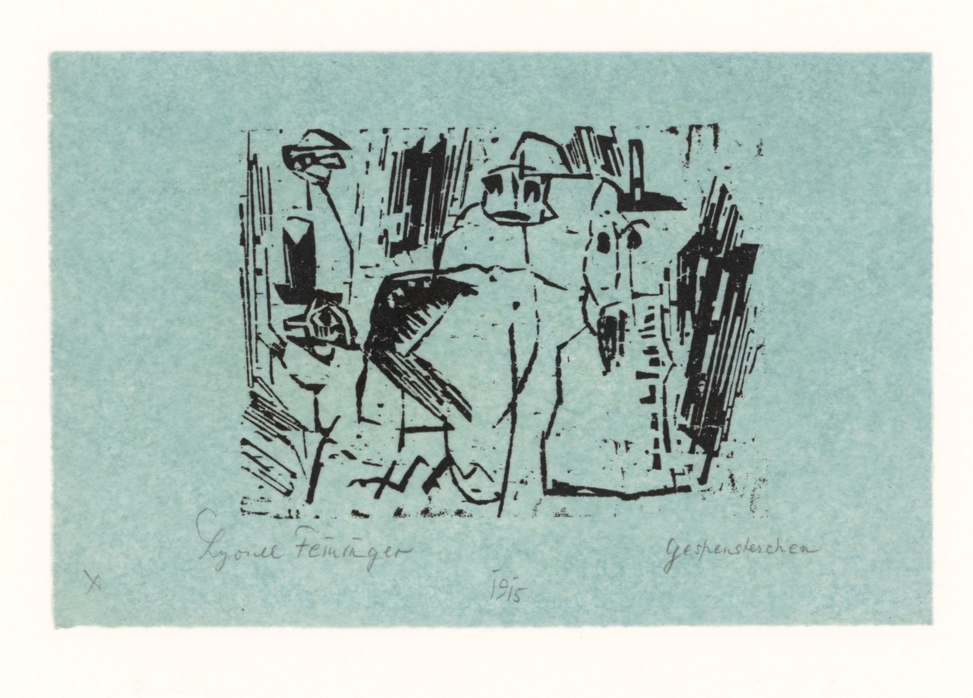 Lyonel Feininger. „Gespenster“ („Gespensterchen“). 1919 - Bild 2 aus 2