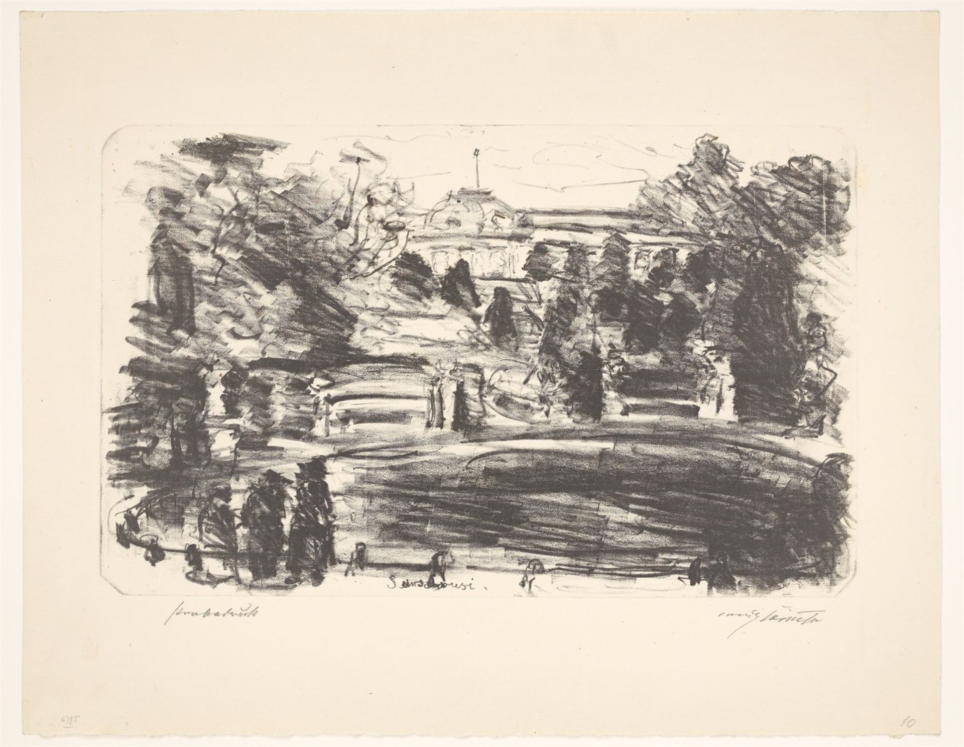 Lovis Corinth. „Sanssouci“. 1916 - Bild 2 aus 3