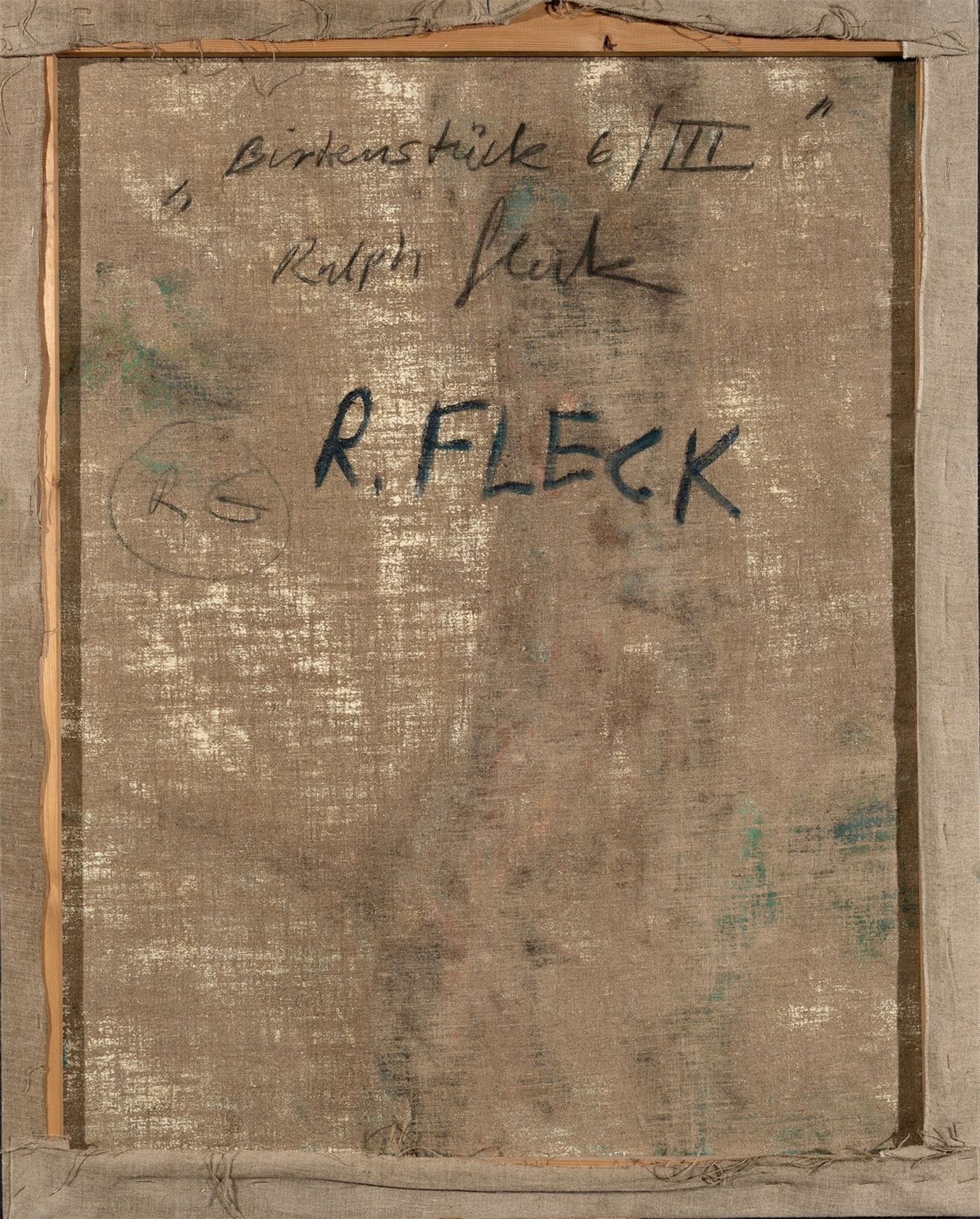 Ralph Fleck. „Birkenstück 6/III“. 1985 - Bild 3 aus 4