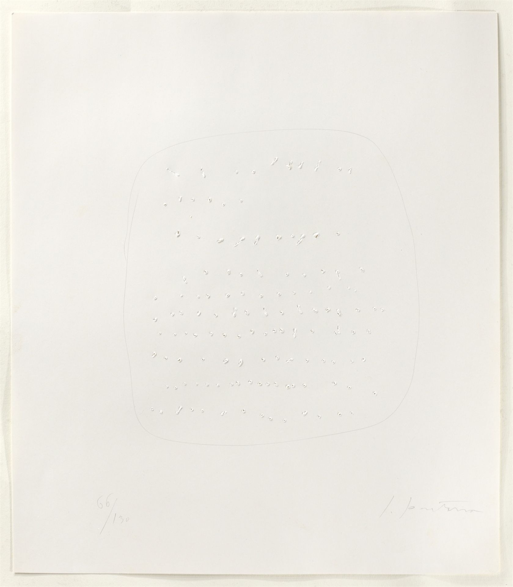 Lucio Fontana. „Concetto Spaziale“, aus: „Edition Original 1“. 1962-64 - Bild 2 aus 3