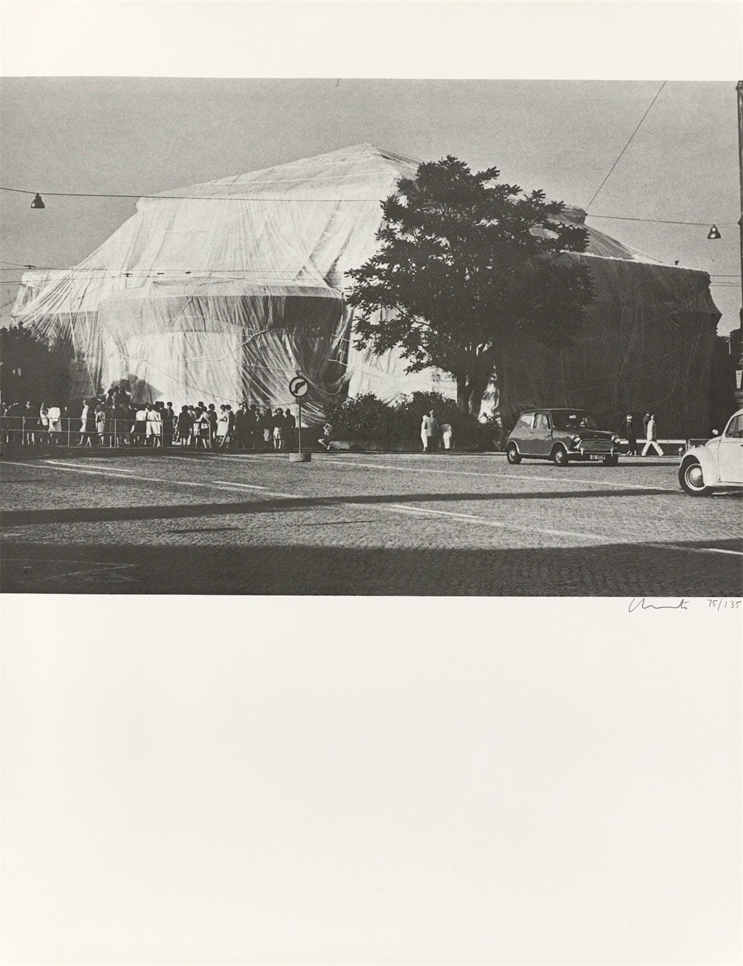 Christo. „Verpackte Kunsthalle Bern, Projekt“. 1972 (4-teilig) - Bild 3 aus 5