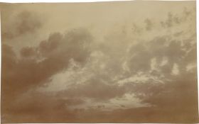 Dr. Richard Gustav Neuhauss. ”Wolken-Atlas. Taf. VII, N°1. Wolkenform: Fracto-Nimbus”. 1889