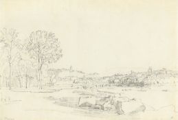 Thomas Ender. View of Florence. Circa 1819