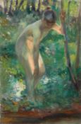 Ludwig von Hofmann. Female nude. 1894