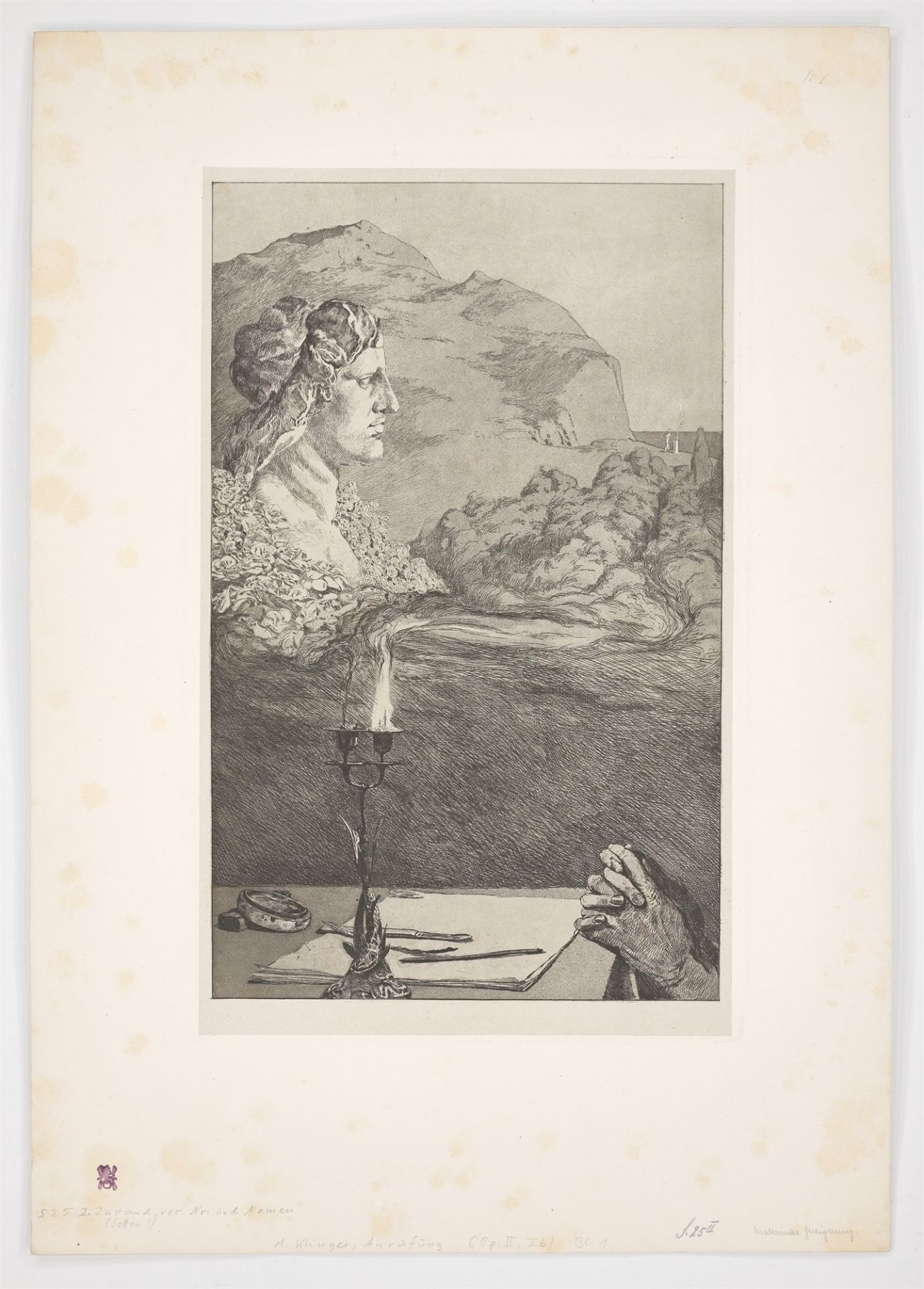 Max Klinger. „Rettungen Ovidischer Opfer. Opus II“. 1879 - Bild 3 aus 4