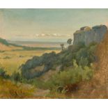 Johann Heinrich Schilbach. Italienische Landschaft.