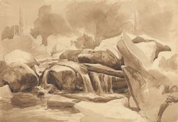 Friedrich Preller the Elder. Mountain stream. 1846 (?)