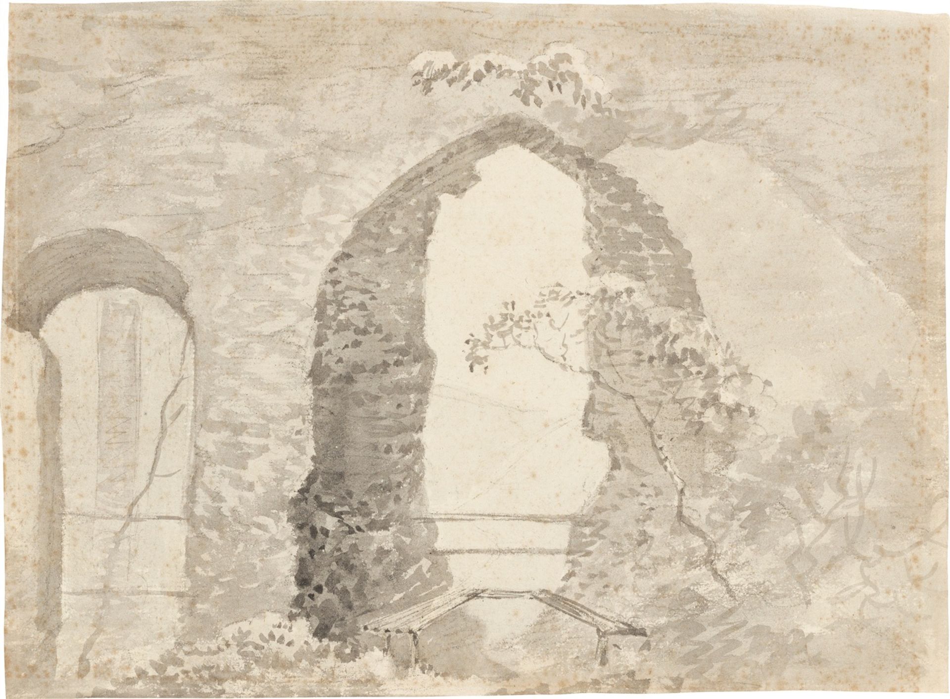 Carl Gustav Carus. Fenster der Burg Tharandt.