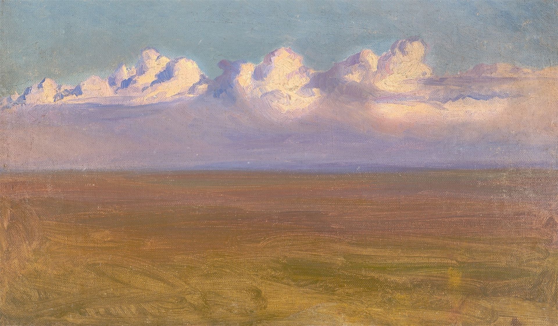 Olga Potthast von Minden. Norddeutsche Landschaft.