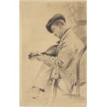 Wilhelm Kuhnert. Mandolinenspieler in Anacapri. 1897