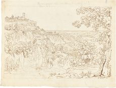 German, circa 1820. View of Tivoli.