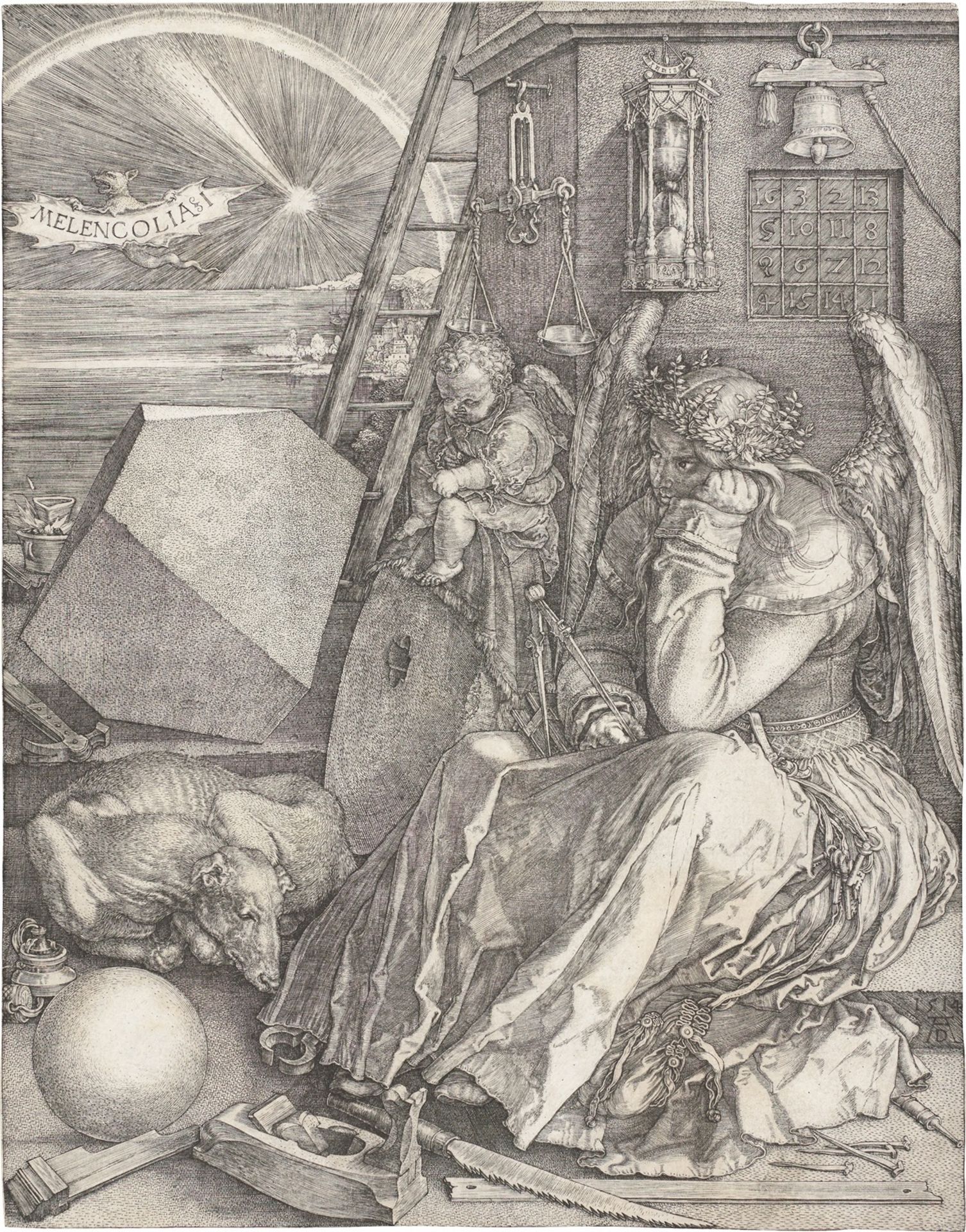 Albrecht Dürer. „Melencolia I“. 1514