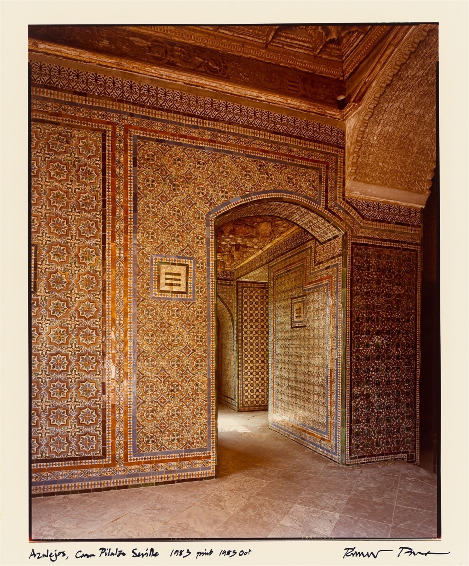 Richard Pare. „Azulejos, Casa Pilatos Seville“. 1983 - Bild 2 aus 2