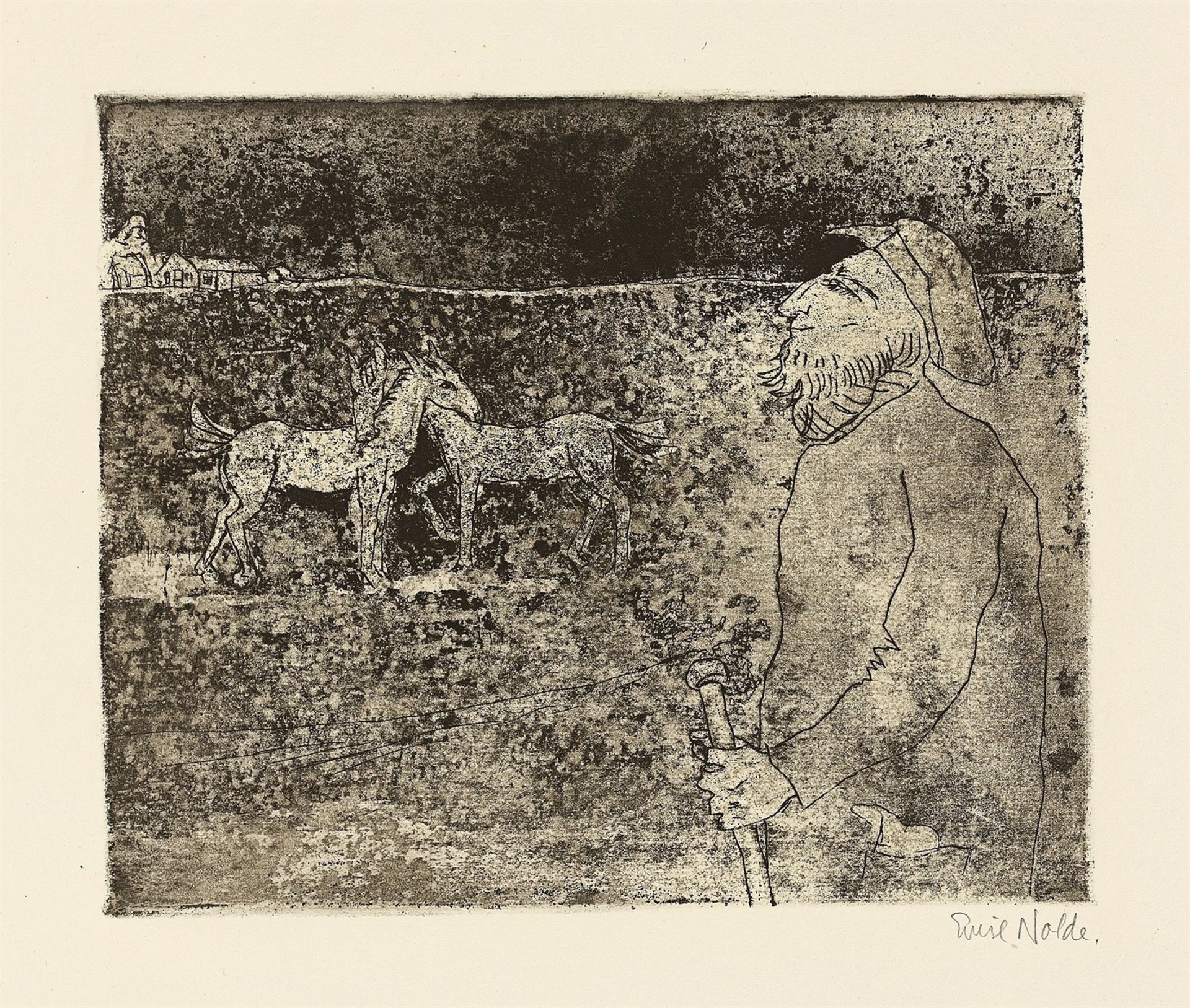 Emil Nolde. „Der Landwirt“. 1918