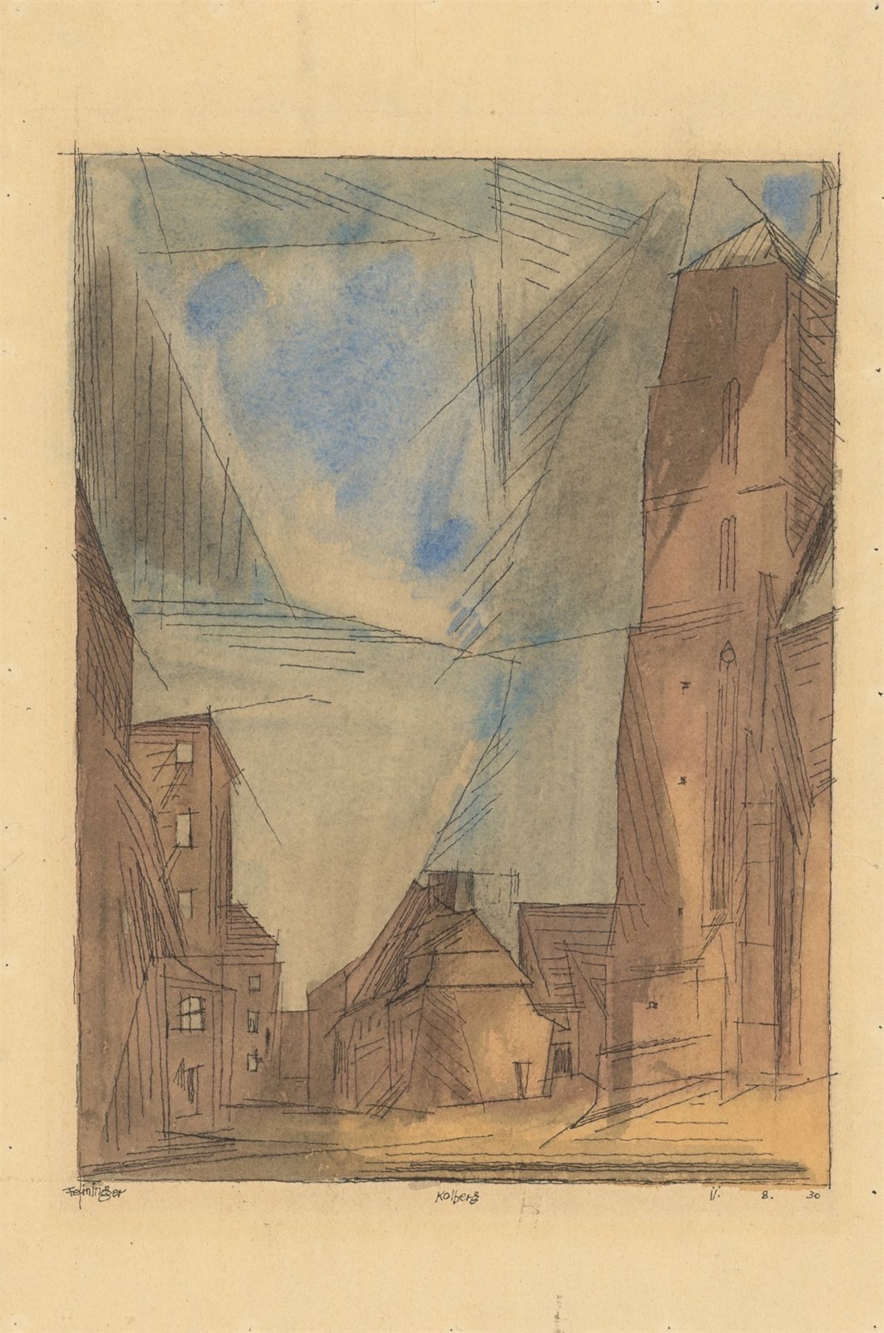 Lyonel Feininger. „Kolberg“. 1930