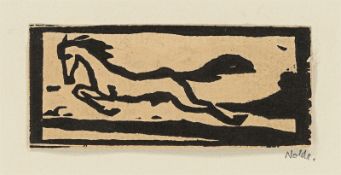 Emil Nolde. „Springendes Pferd“. 1910