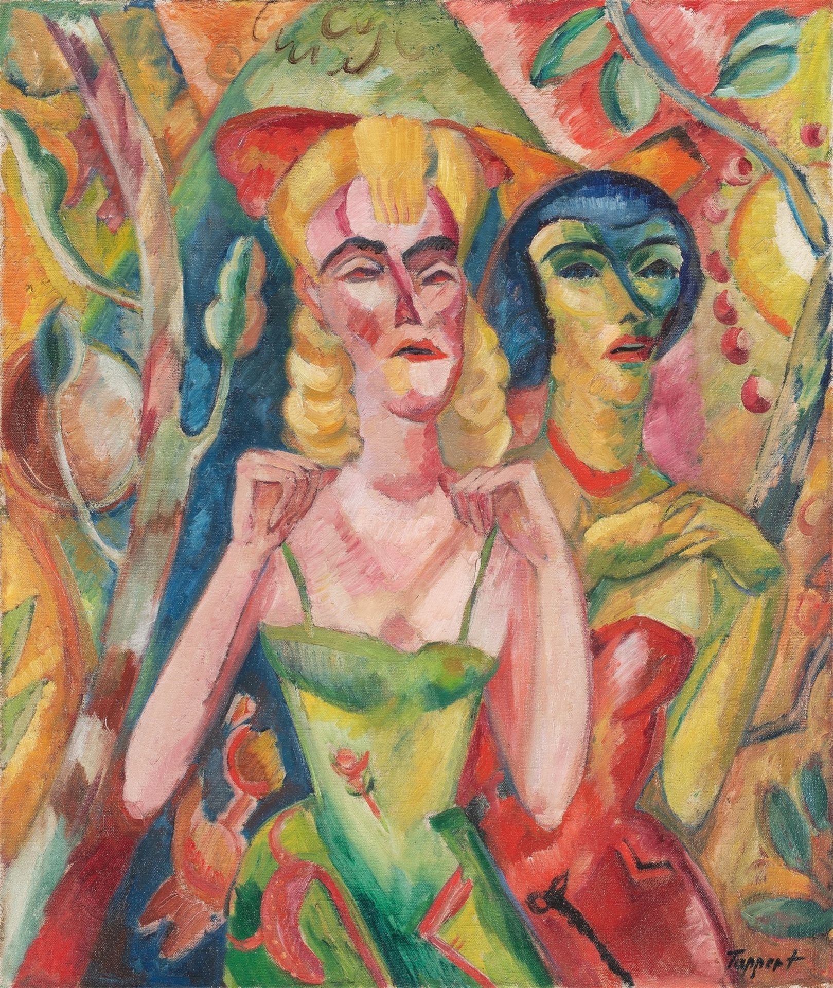 Georg Tappert. ”Varieté (Auftritt im Varieté)”. 1922