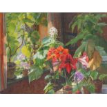 Karl Zorn. „Sonne im Blumenfenster“. Vor 1938