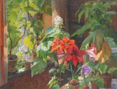 Karl Zorn. ”Sonne im Blumenfenster”. Before 1938
