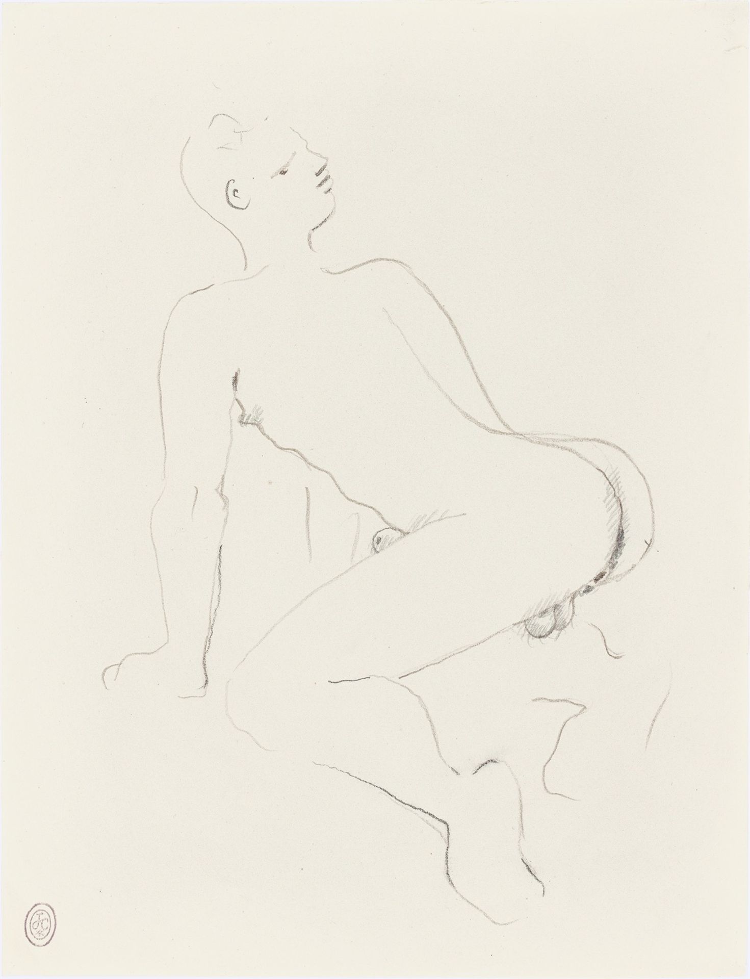 Jean Cocteau. „Homme nu“.