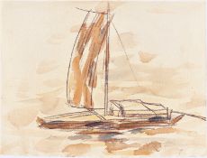 Christian Rohlfs. ”Segelboot (Ascona)”. 1931