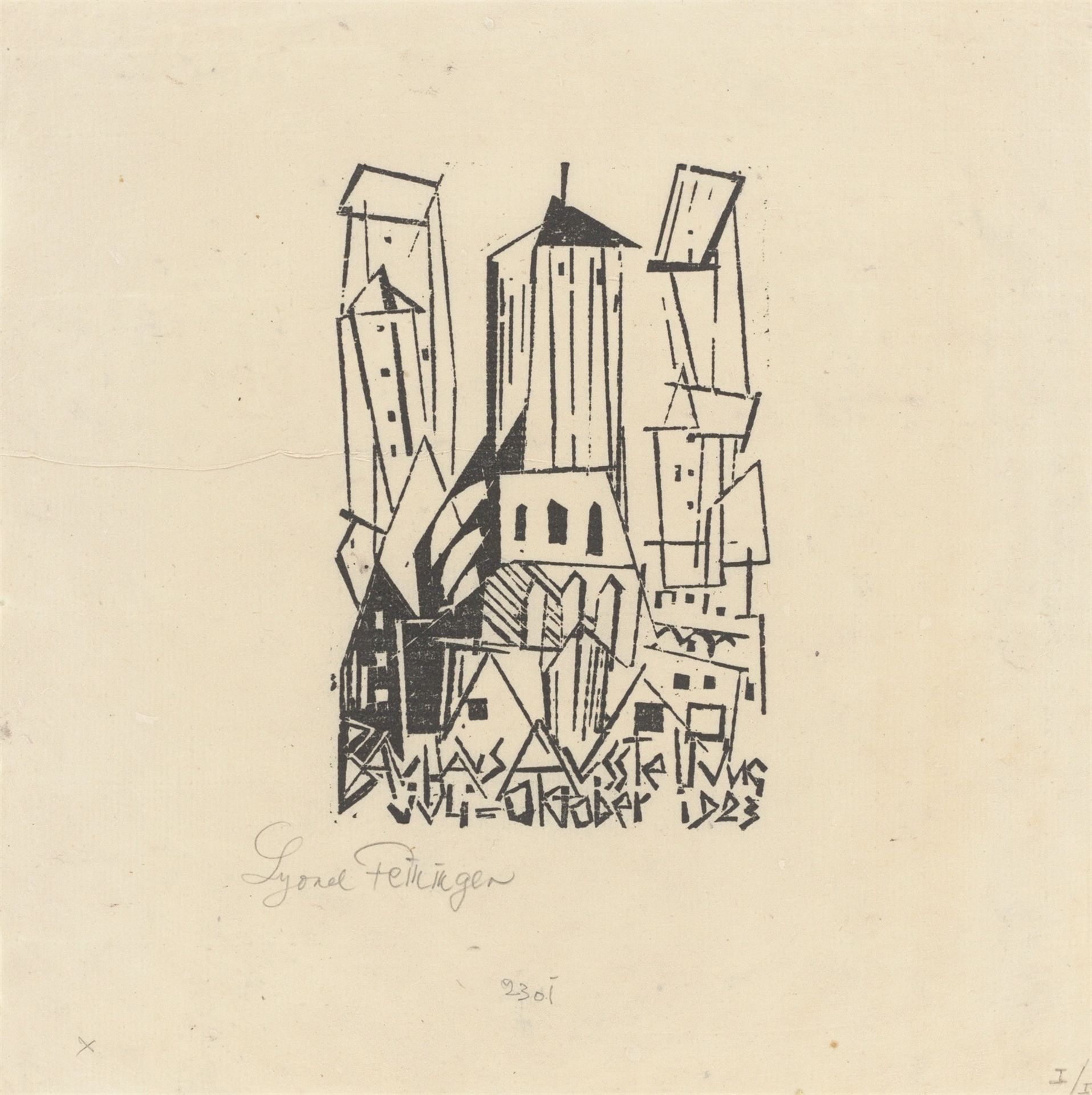 Lyonel Feininger. „Kirche“. 1923