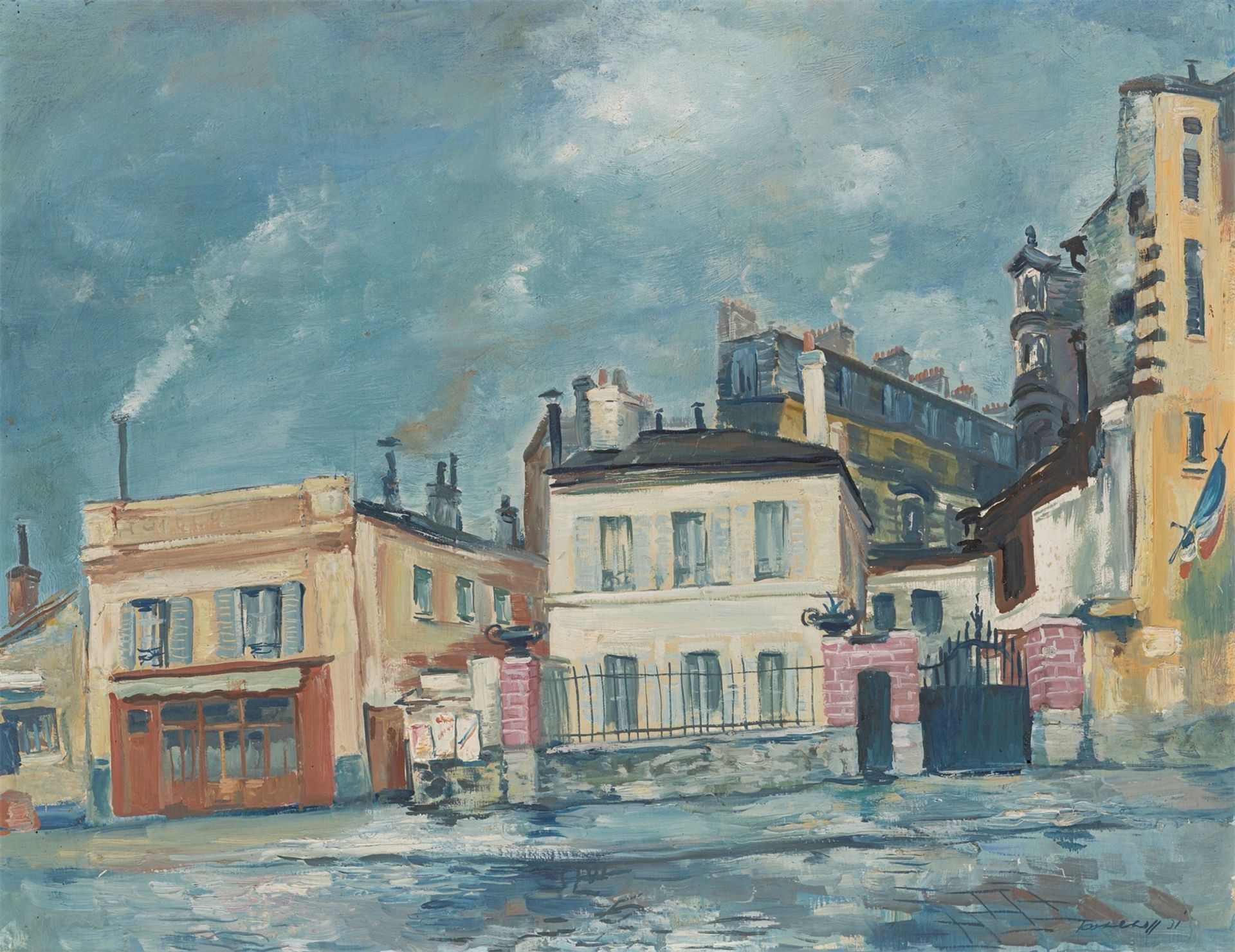 Wilhelm Kohlhoff. „Pariser Straßenbild“. 1931
