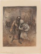 Alfred Kubin. ”Der Tod holt den Zeichner”. 1930